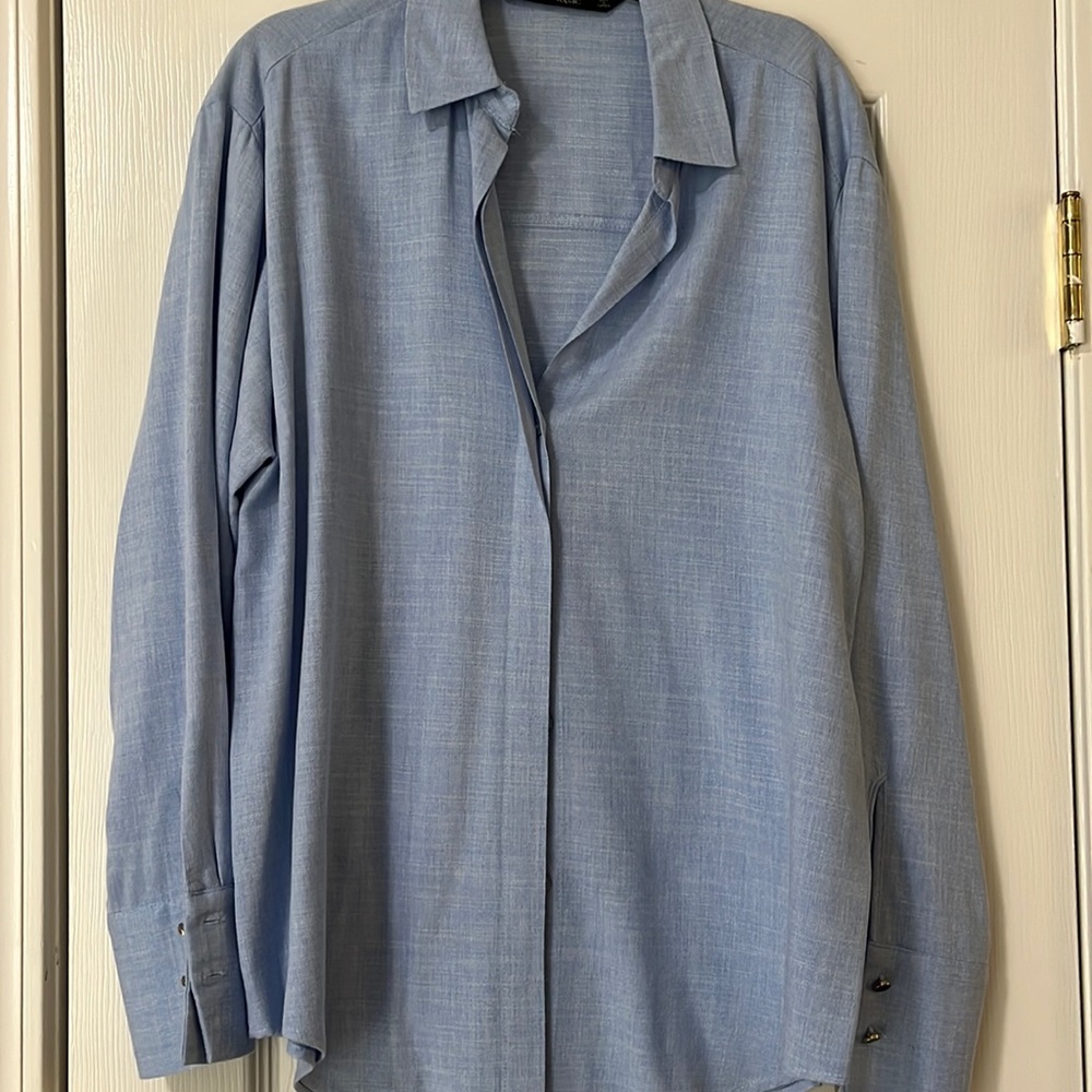 Zara button down blouse